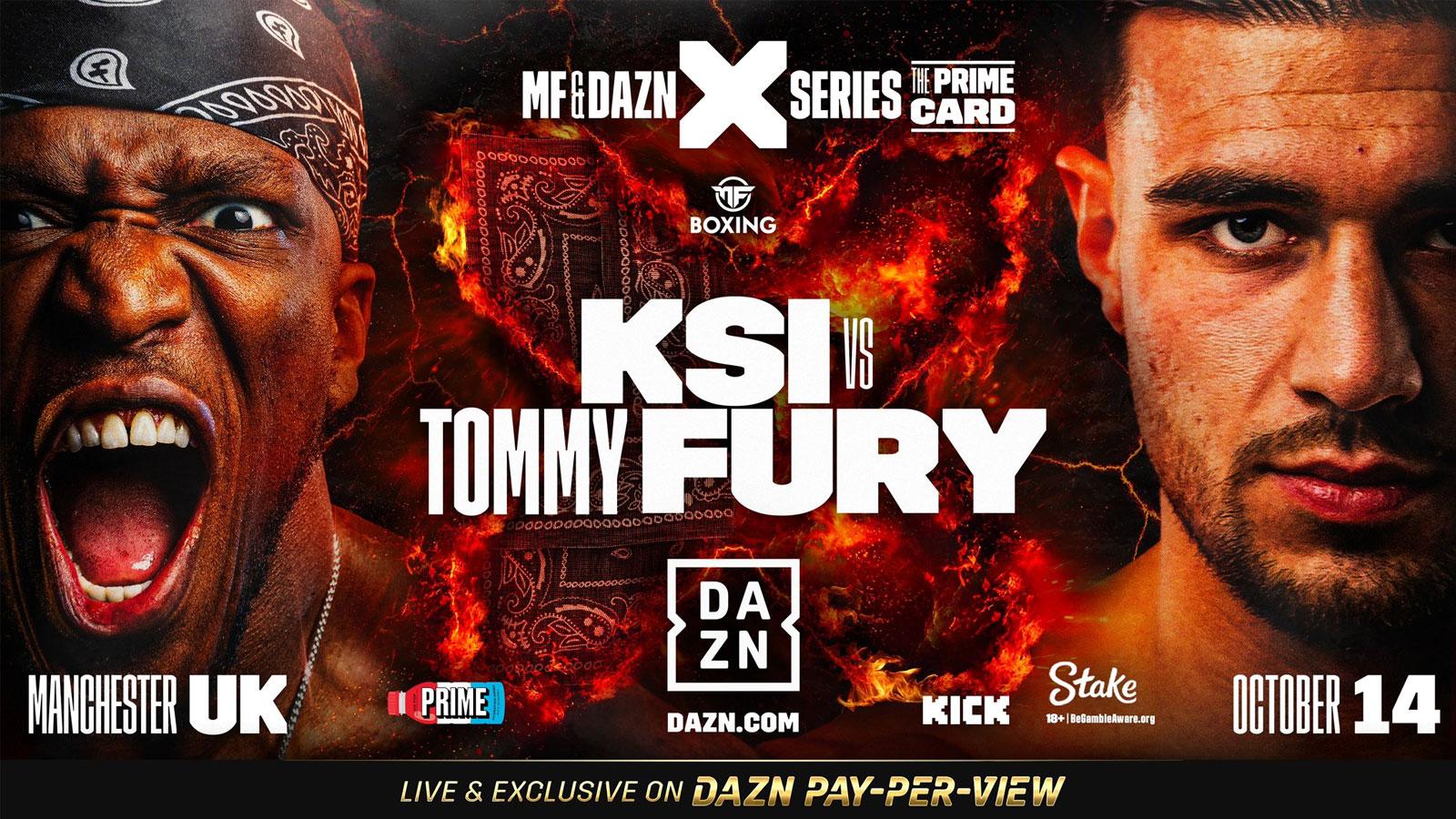 KSI vs Tommy Fury promo image