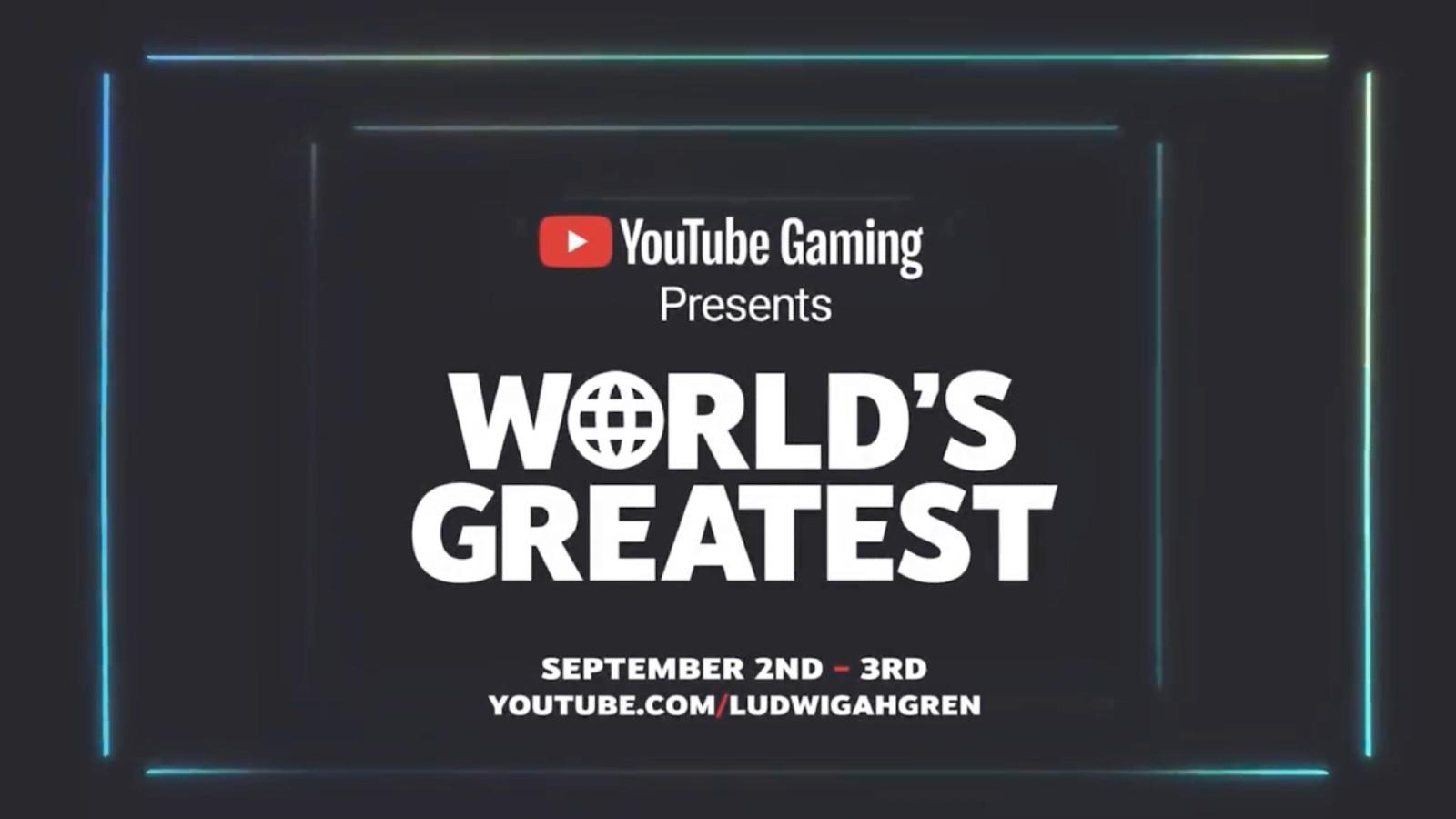 How to watch Ludwig's World's Greatest Esports event: Schedule, games,  competitors, more - Dexerto