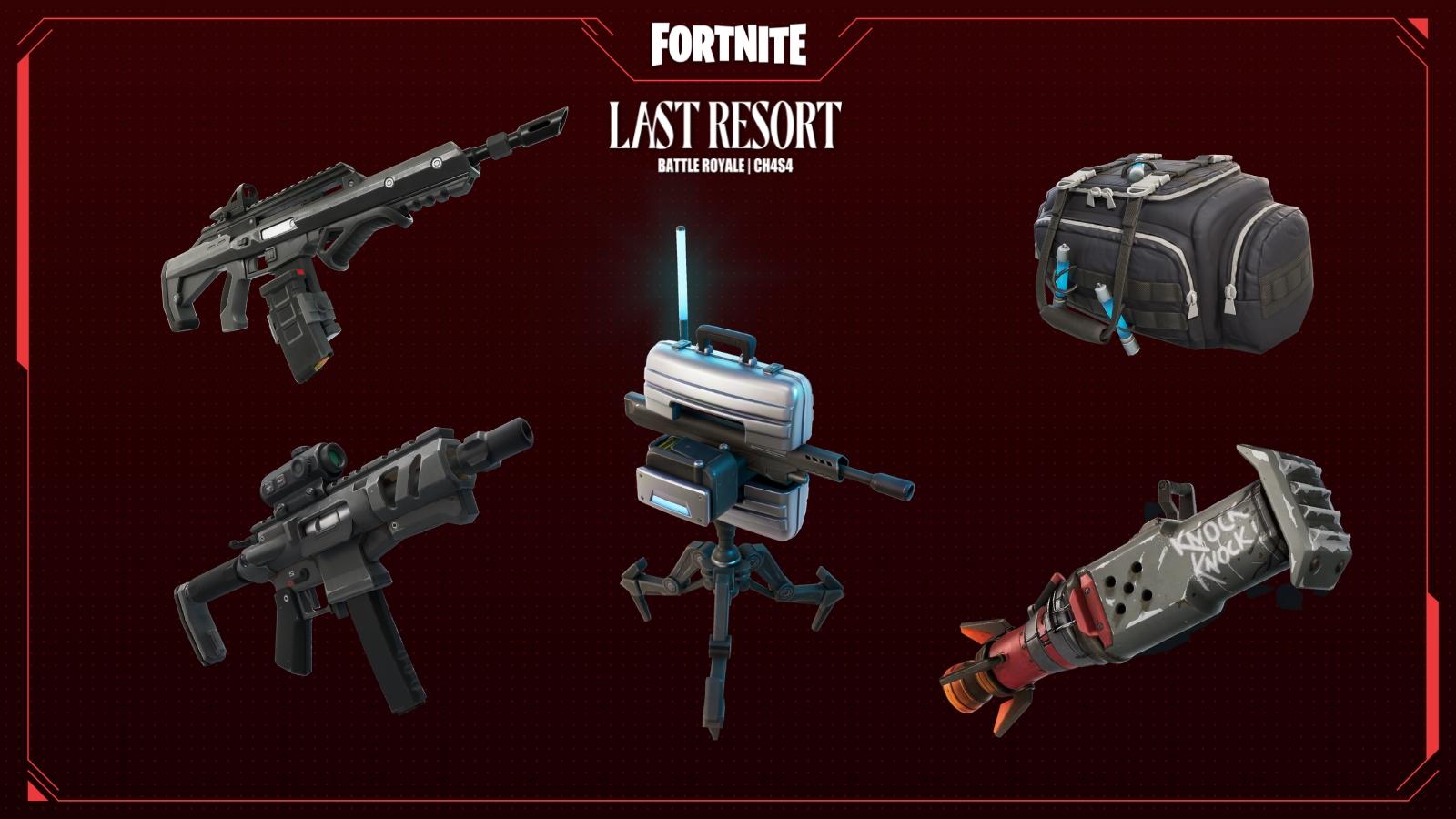 All New Vaulted And Unvaulted Weapons In Fortnite Chapter 4 Season 4