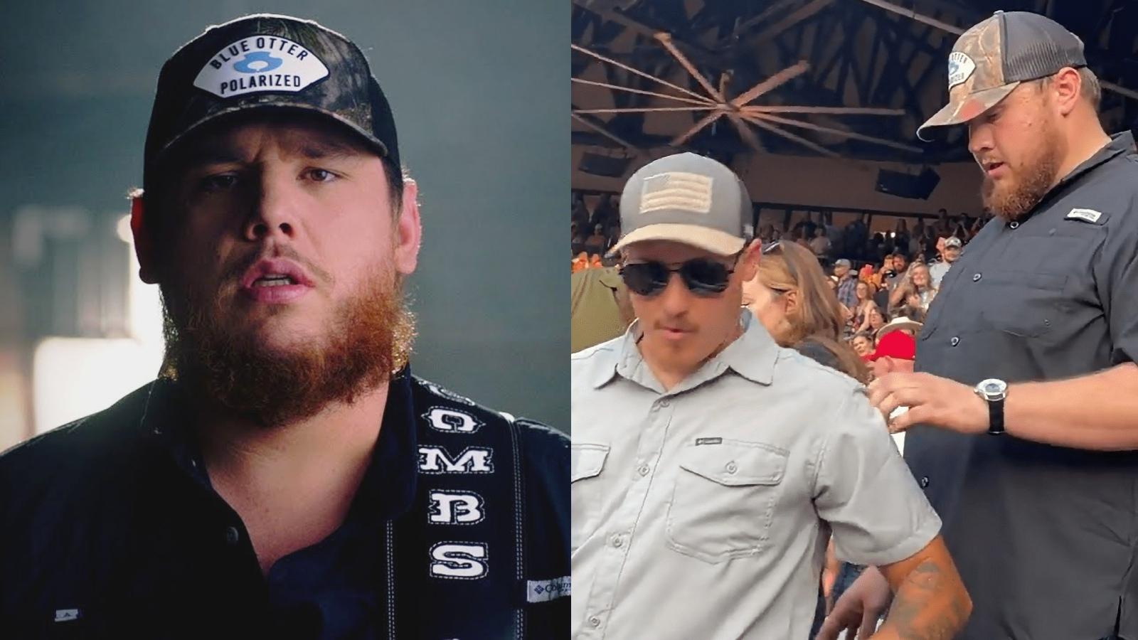 Luke Combs “fooled” by viral lookalike at his own concert - Dexerto