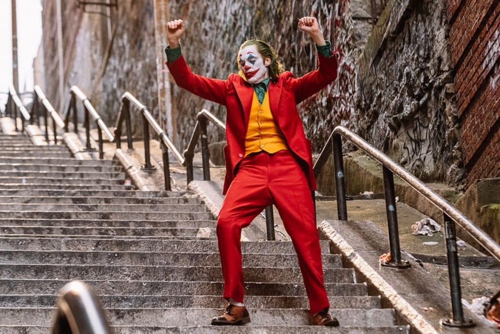 Joaquin Phoenix in Joker, the highest-grossing R-rated movie of all time