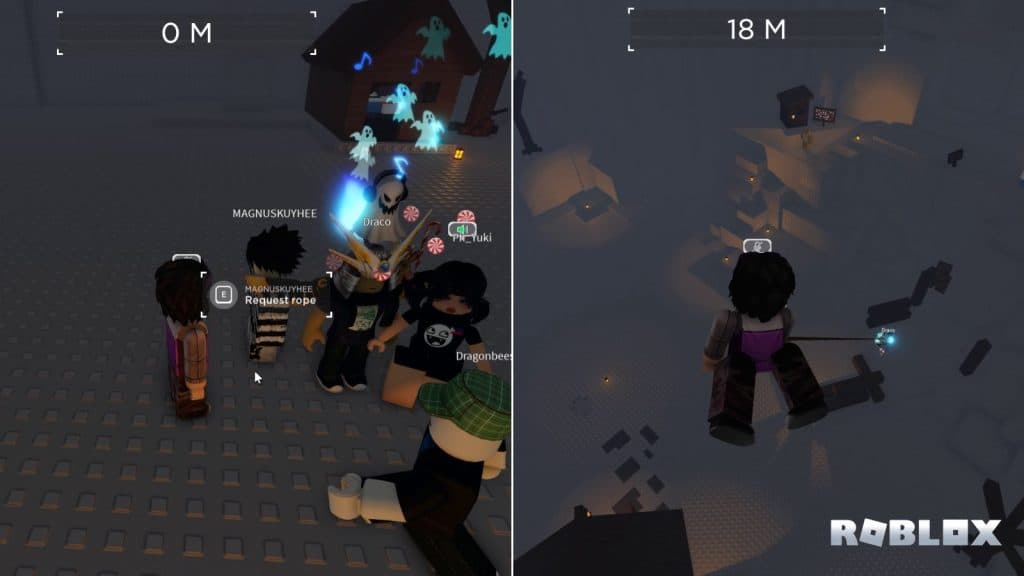 Roblox games ro play with a friend u try to get to the top and u have a  rope｜TikTok Search