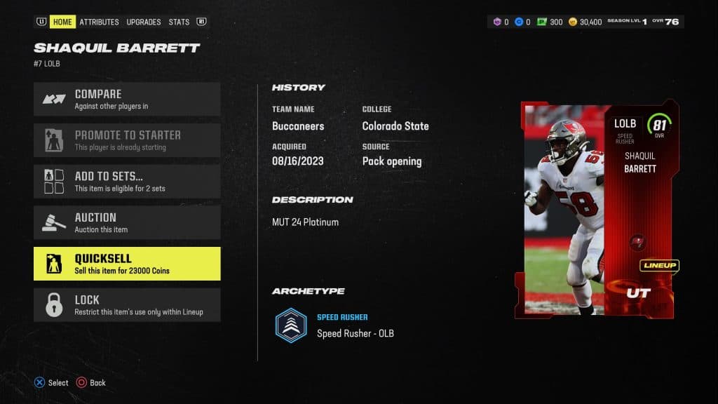 Madden 24: All training and quick sell values in MUT - Dexerto