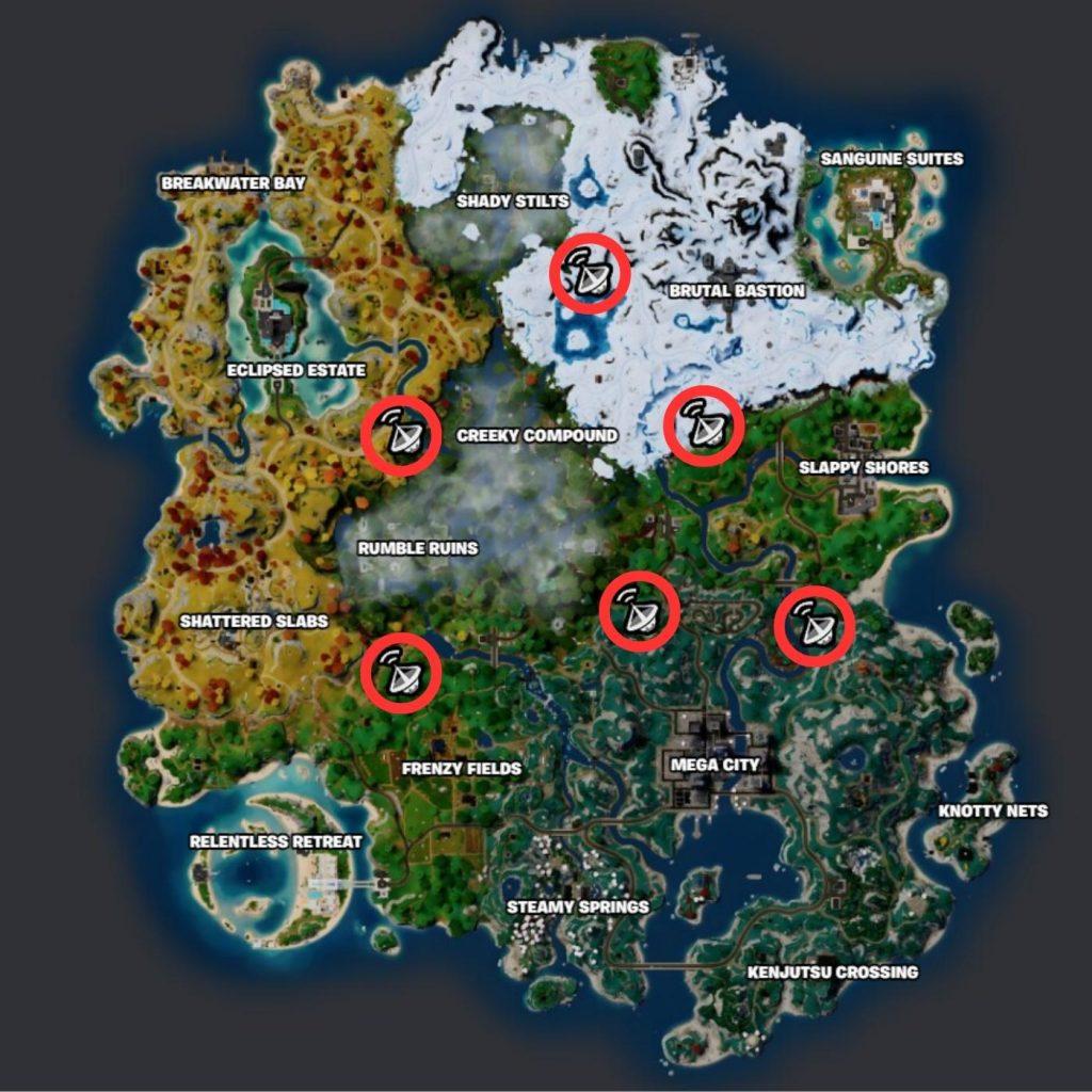 Where to find Forecast Towers in Fortnite Chapter 4 Season 4 - Dexerto