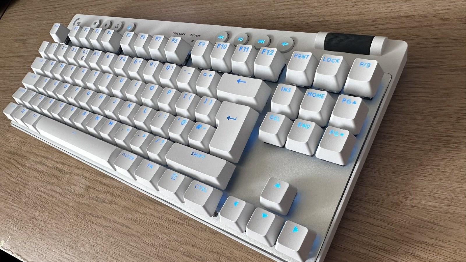 Logitech G PRO X TKL LIGHTSPEED Wireless Gaming Keyboard - White
