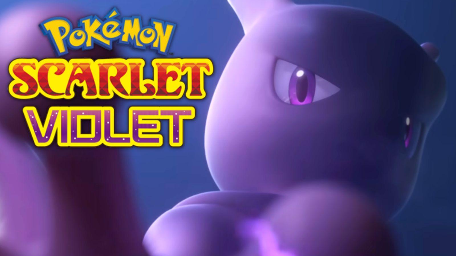 Mew e Mewtwo em Pokémon Scarlet e Violet em 2023