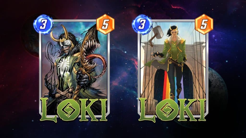 Loki variants marvel snap
