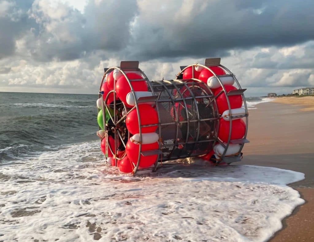 Human powered hamster wheel