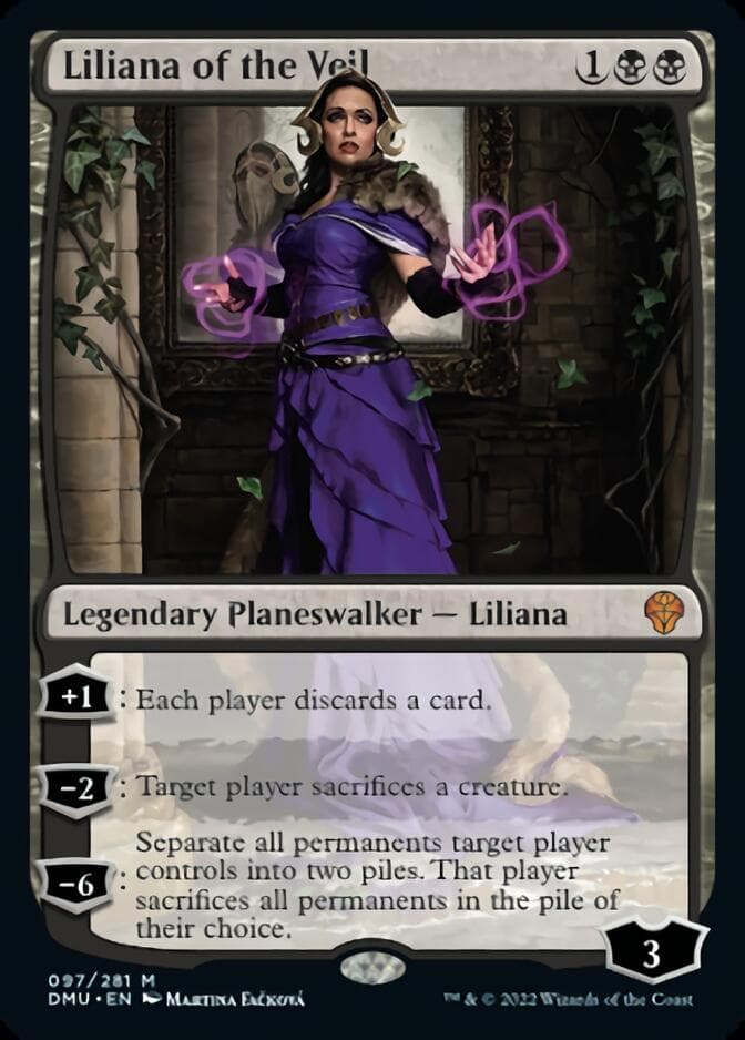 MTG Liliana and a reflection