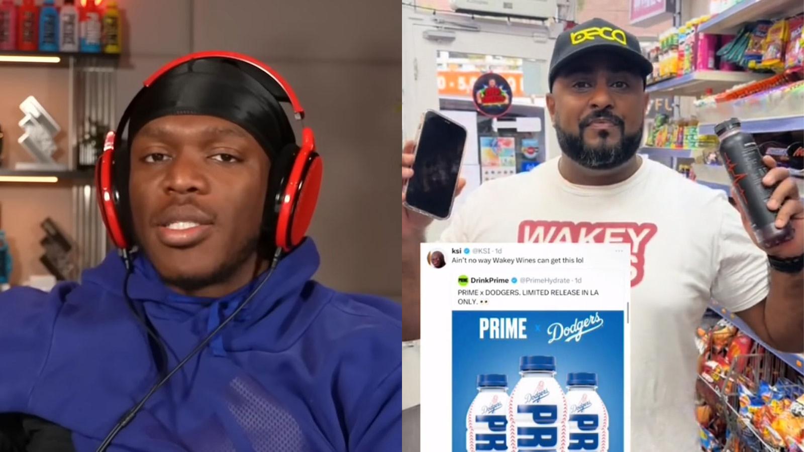 Stick to boxing @ksi #dodgers #drinkprime #loganpaul, KSI