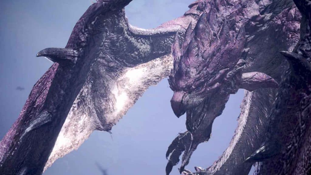 Pink Rathian in Monster Hunter Now