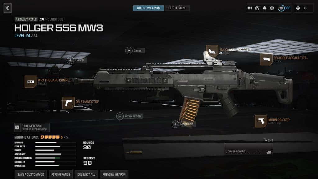 The best Holger 556 loadout to use in MW3 Season 4 Reloaded.