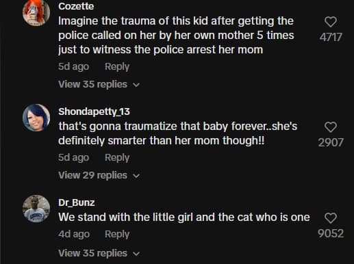 tiktok users react to karen arrest