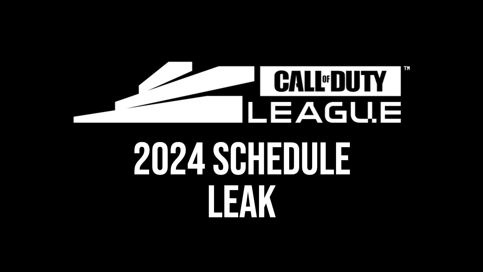 Full Call of Duty League 2024 schedule leaked Dexerto