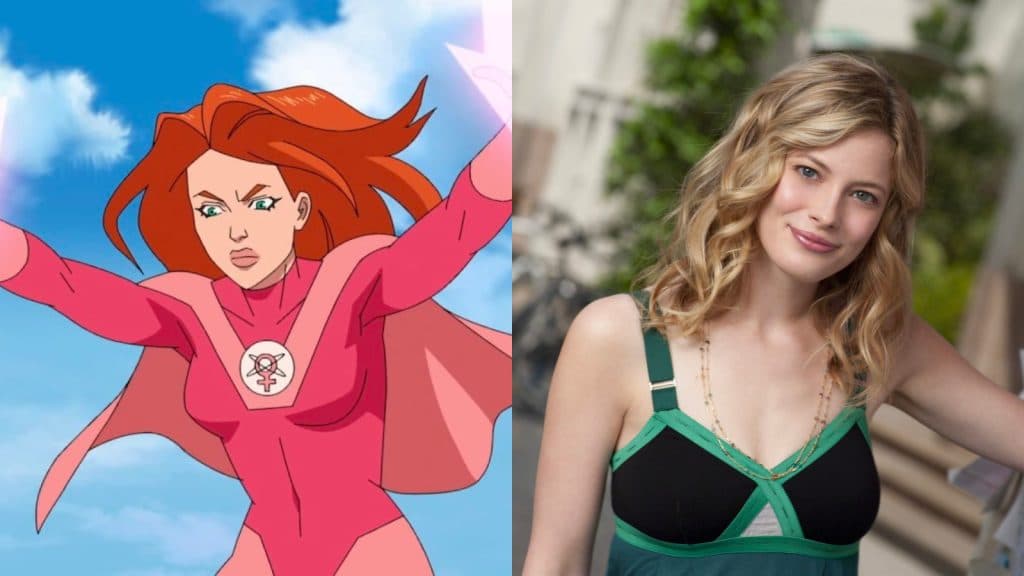 Atom Eve in Invincible and Gillian Jacobs