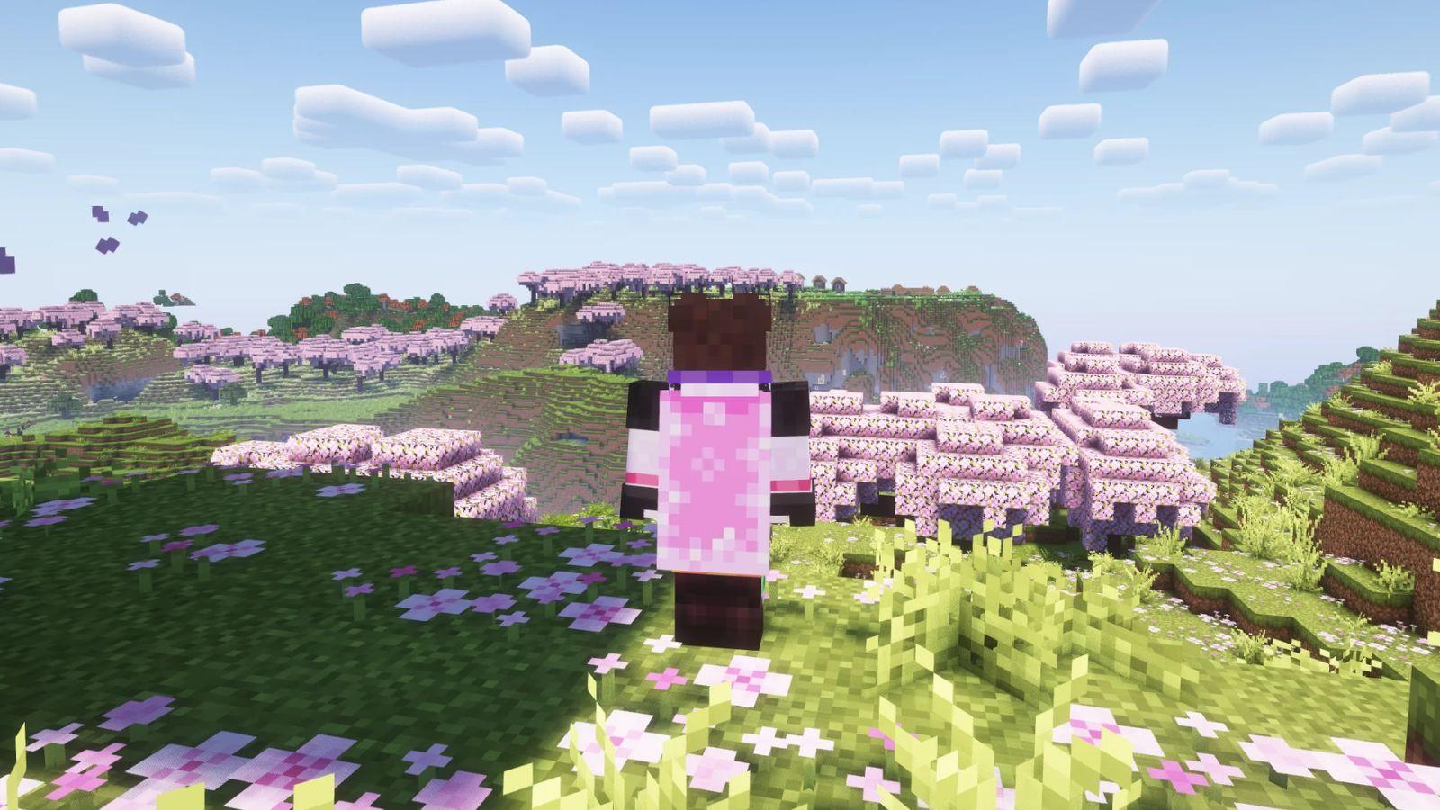 How to get Minecraft’s free Cherry Blossom Cape Dexerto