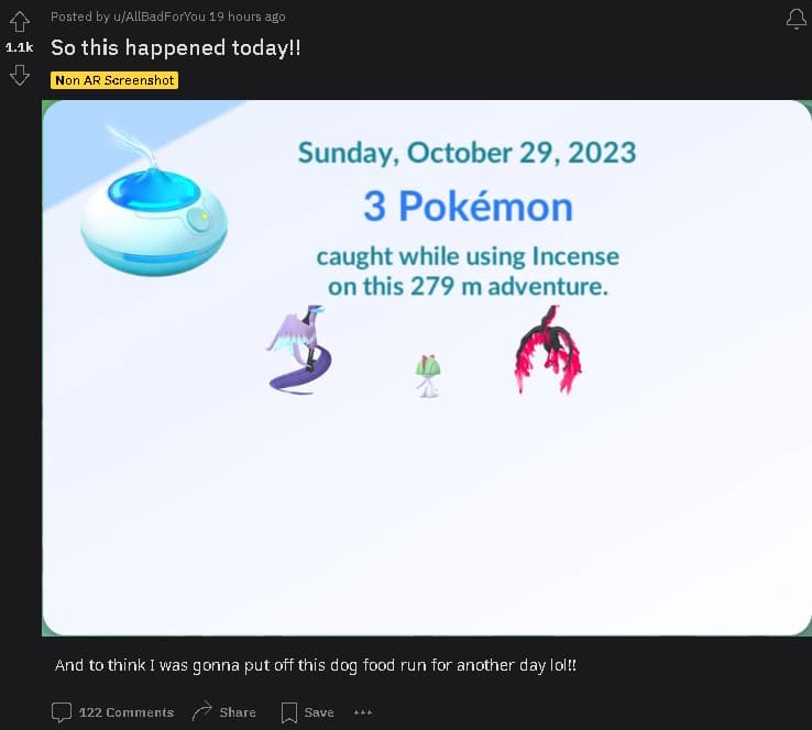 Pokémon Go players call for changes to Daily Incense, feeling