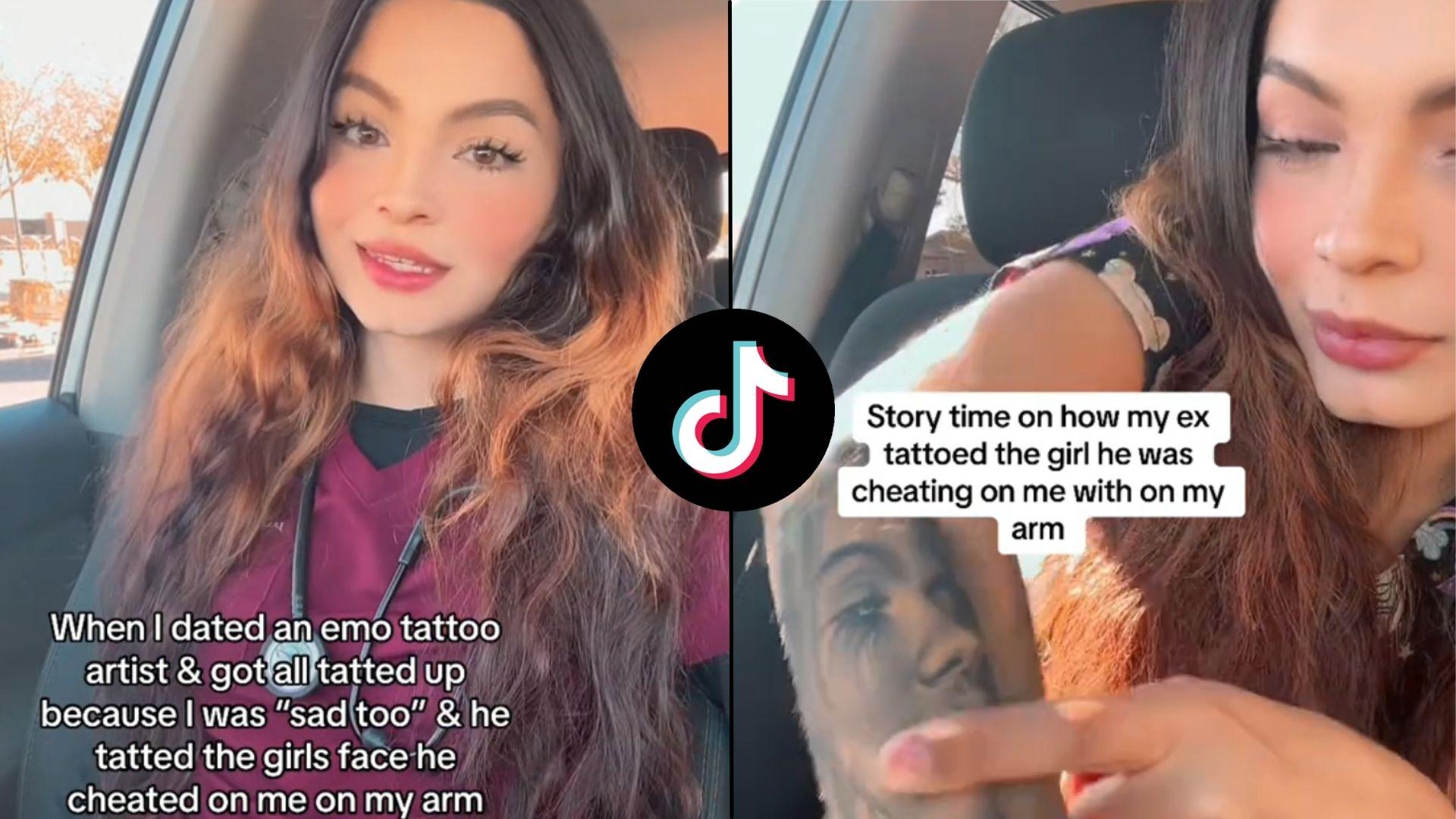Woman Goes Viral After Ex Gave Her Tattoo Of Girls Face He Cheated On 8489