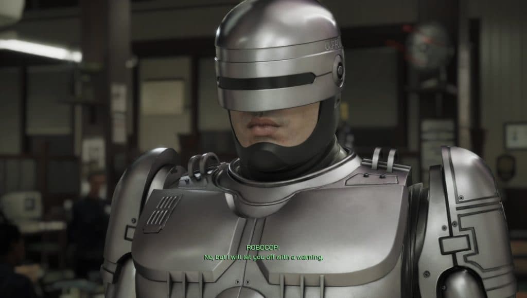 RoboCop: Rogue City gives a warning