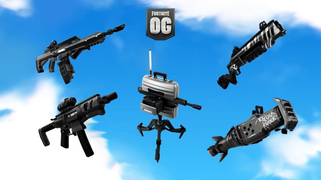 All new, vaulted & unvaulted weapons in Fortnite Season OG - Dexerto
