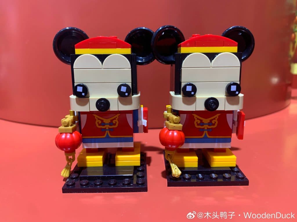 Lego Chinese Lunar New Year BrickHeadz Sping Festival Mickey Mouse