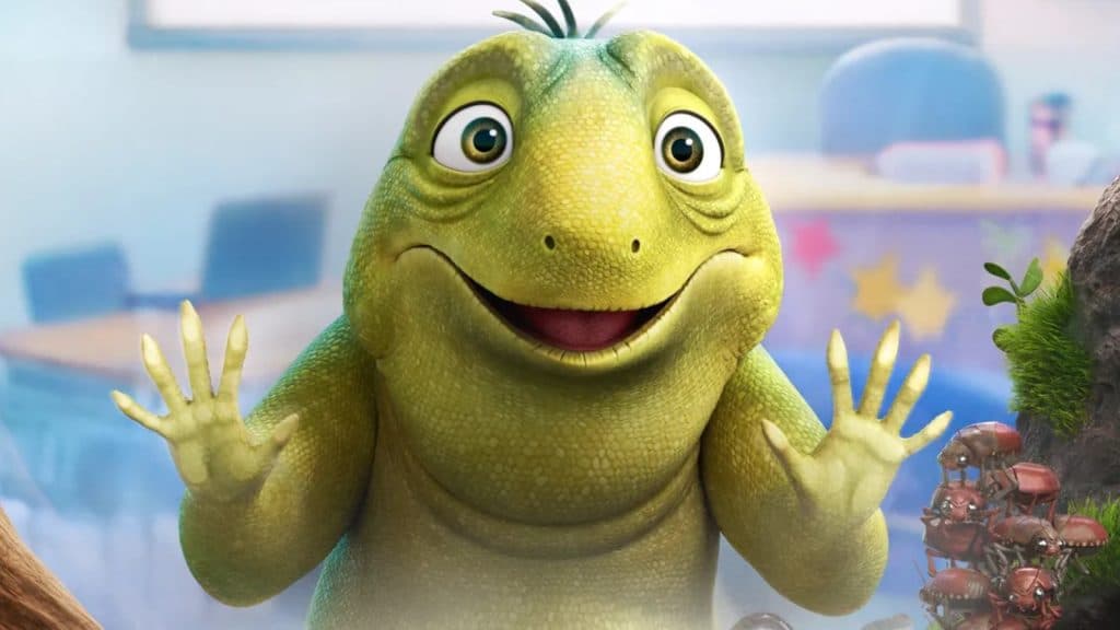 Adam Sandler as the animated lizard Leo