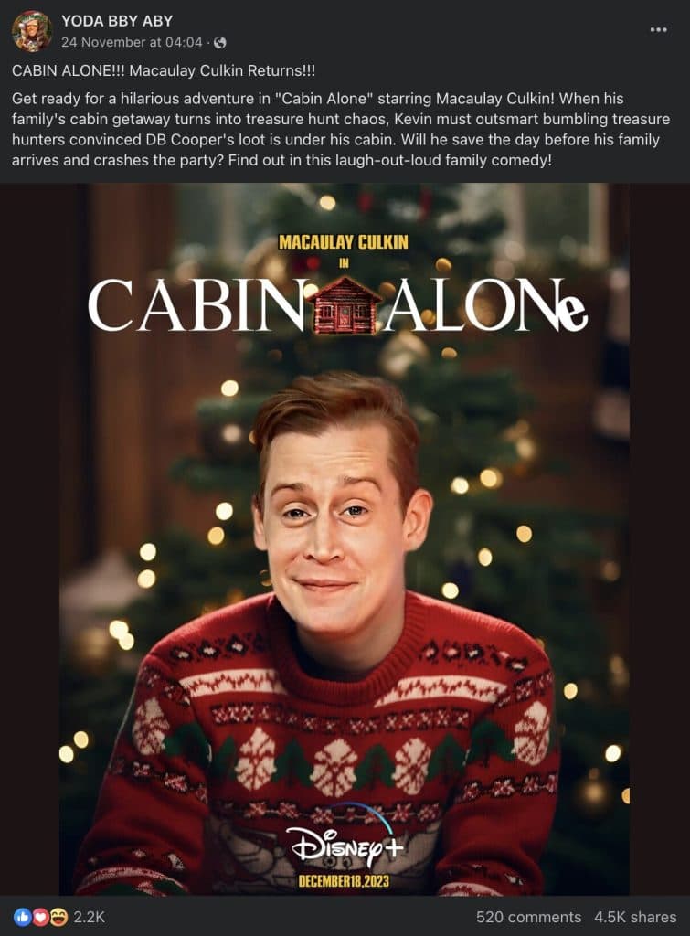 Cabin Alone Is Macaulay Culkin making a Home Alone sequel? Dexerto