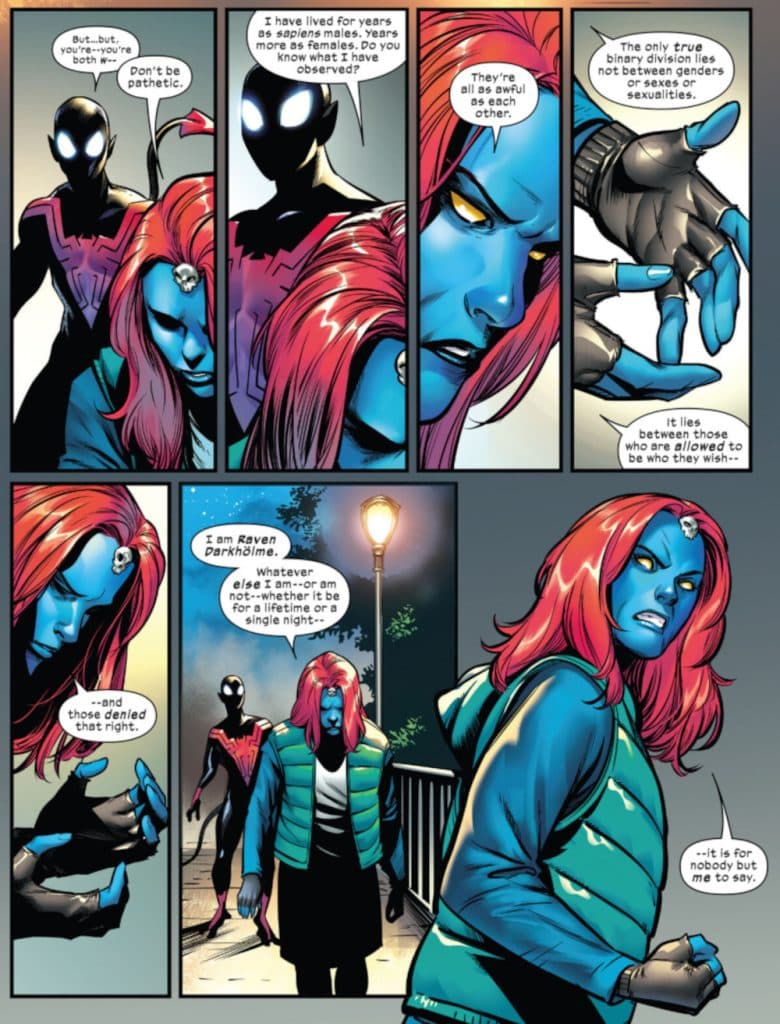 Mystique reveals she and Destiny are Nightcrawler's parents