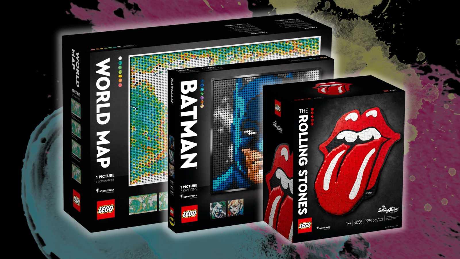 Every LEGO Art set retiring in 2023: Batman, The Rolling Stones