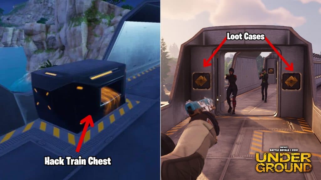 Train de braquage à Fortnite