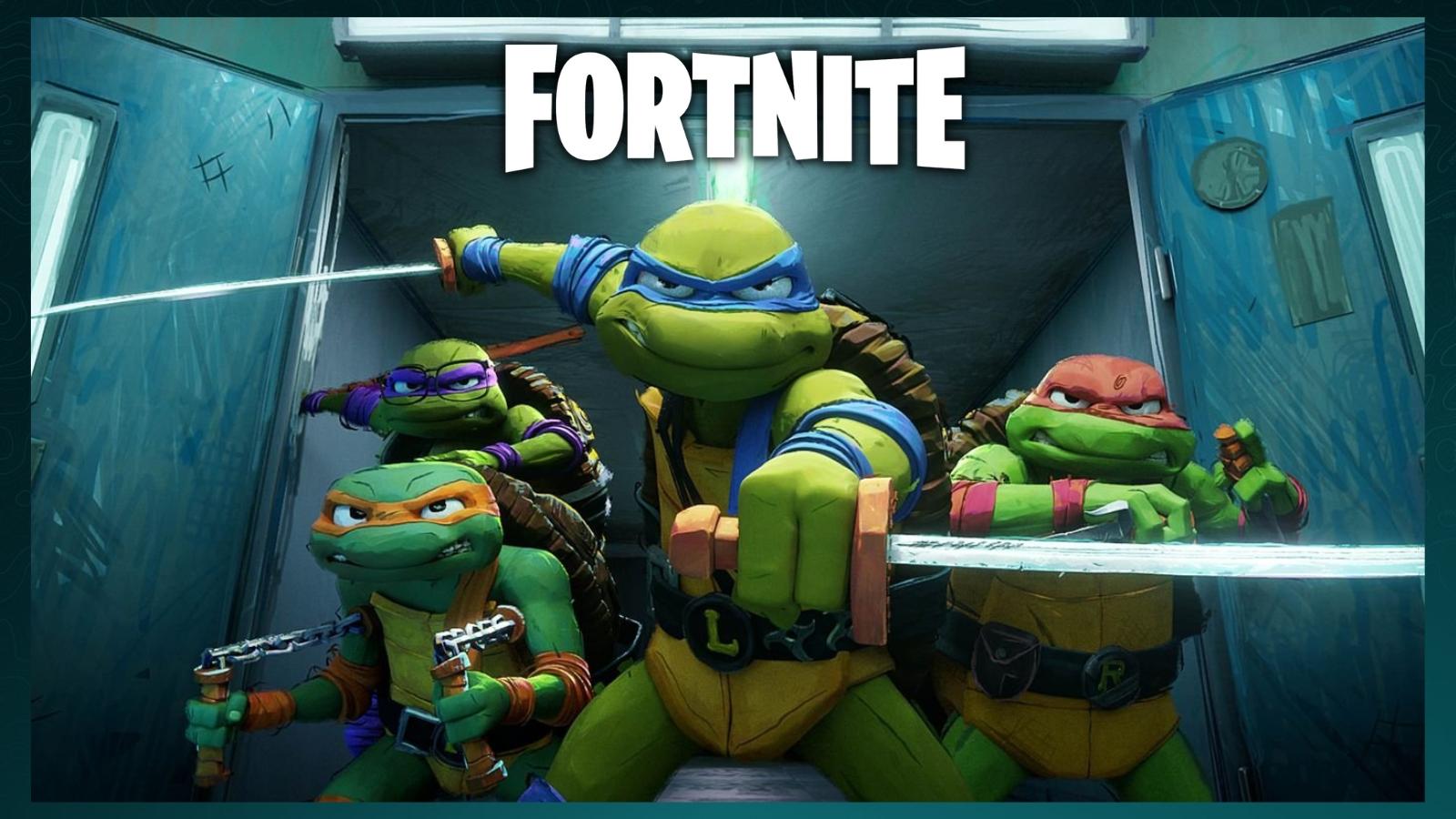 Teenage Mutant Ninja Turtles Fortnite skins leaked amid new collab