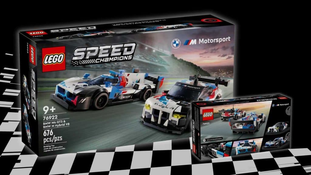 LEGO Speed Champions Voitures de course BMW M4 GT3 et BMW M Hybrid