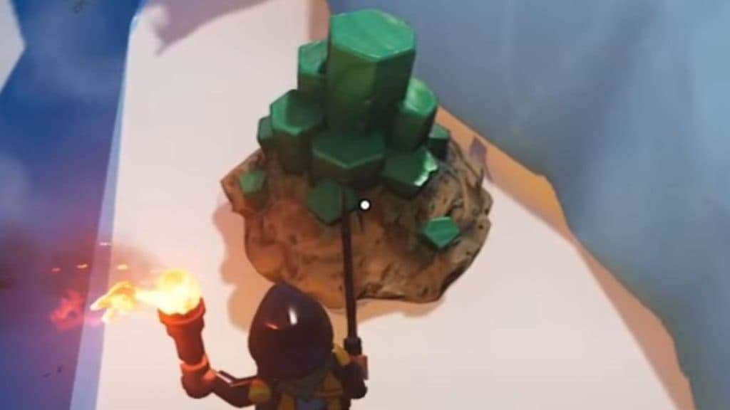 Malachite dans la neige dans LEGO Fortnite