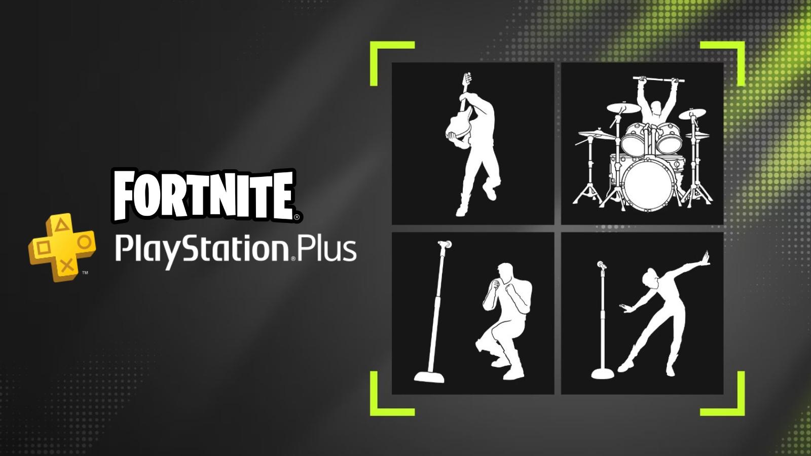 Fortnite Band Flair PS Plus pack