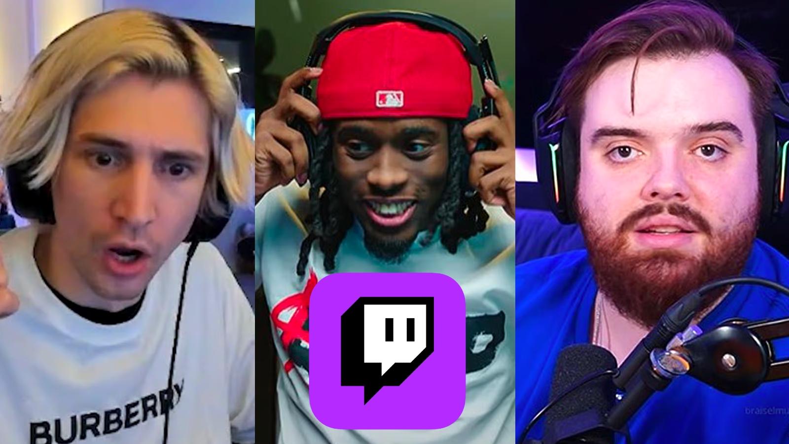Top 10 most-watched Twitch streamers of 2023: xQc loses top spot