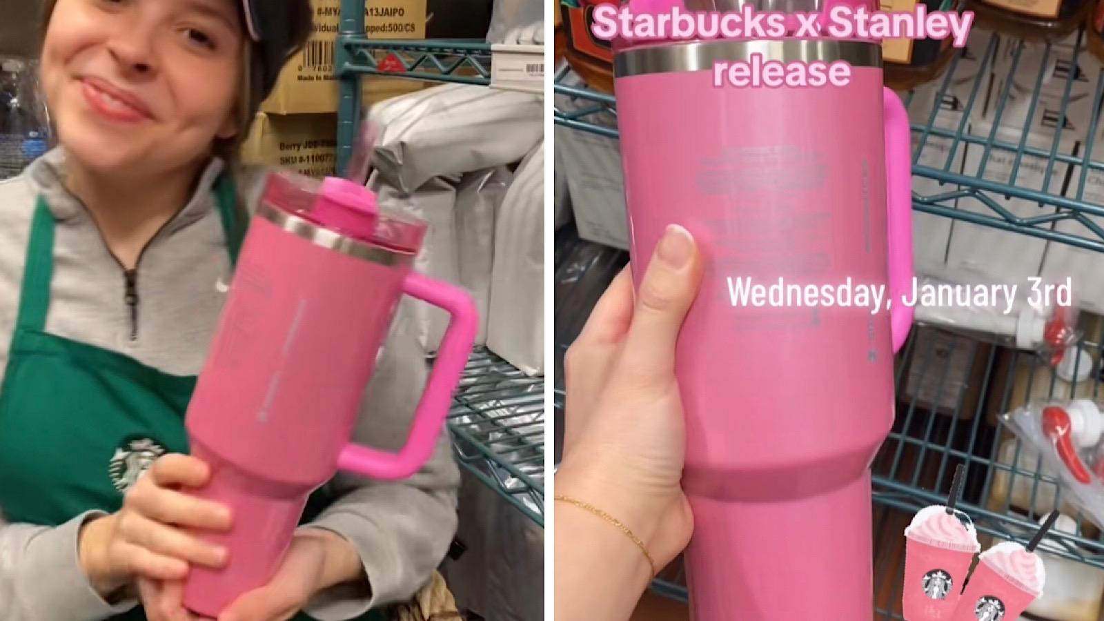 Pink Stanley cups: Will the viral Target/Starbucks tumbler be