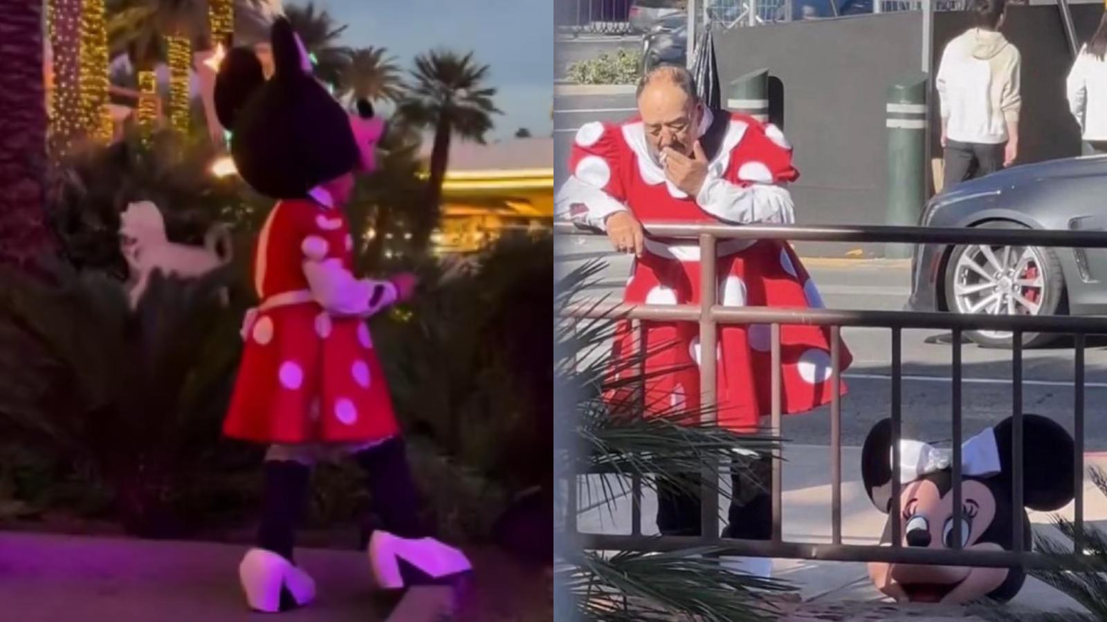 Video of Minnie Mouse smoking surfaces after Disney mascot photo goes ...