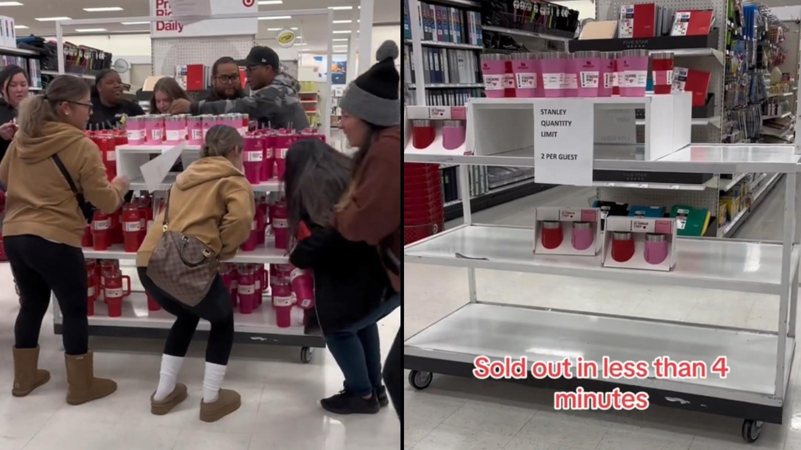 Why People Are Camping Out at Target for the Valentine's Stanley Tumbler -  The New York Times