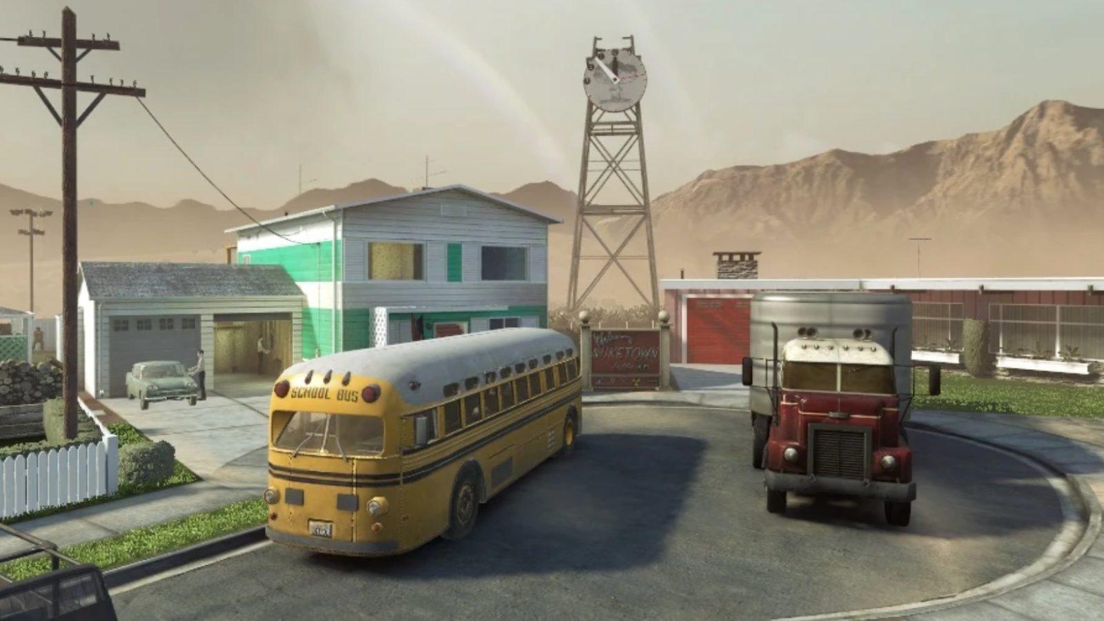 Call of Duty Black Ops classic map Nuketown.
