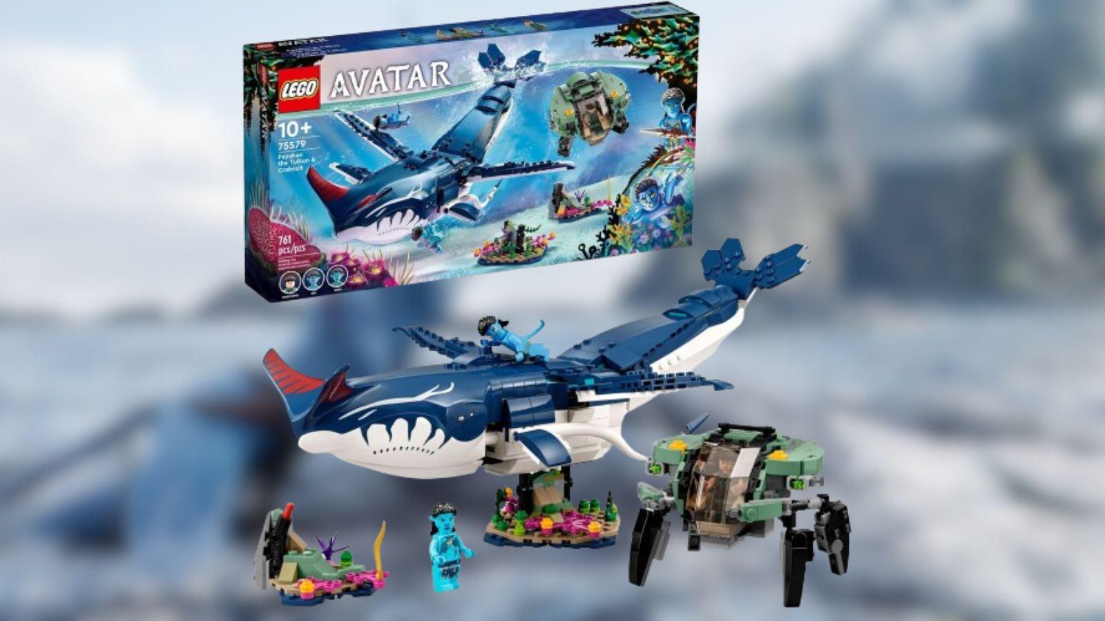  LEGO Avatar: The Way of Water Payakan The Tulkun & Crabsuit  75579, Building Toy Set, Movie Underwater Ocean with Whale-Like Sea Animal  Creature Figure : Toys & Games