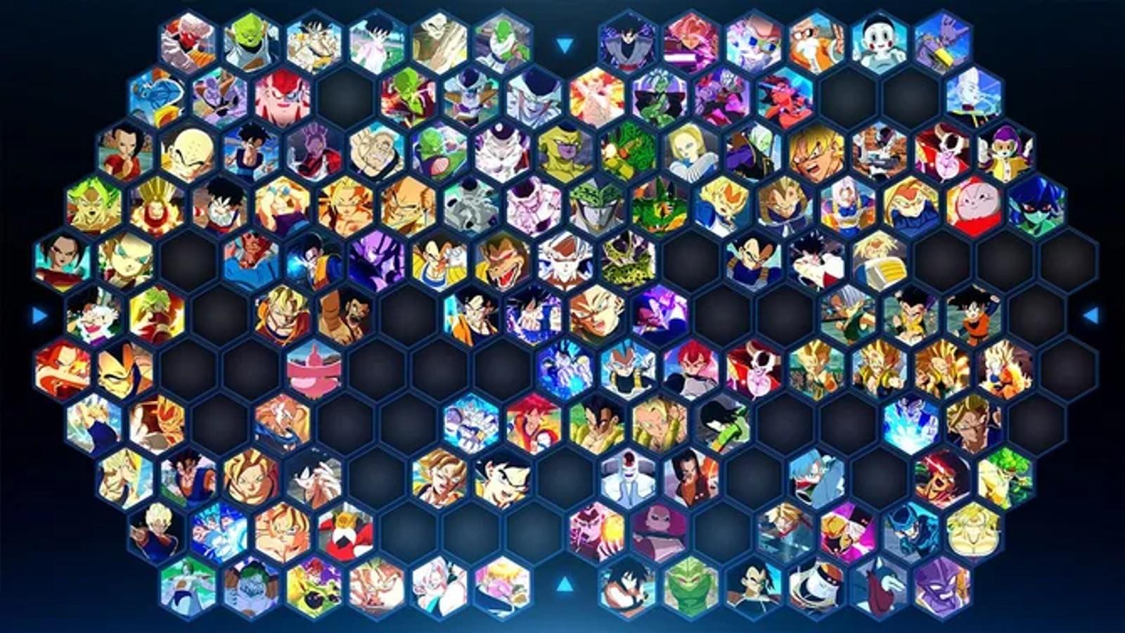 An image of Dragon Ball Sparking Zero's confirmed roster so far.