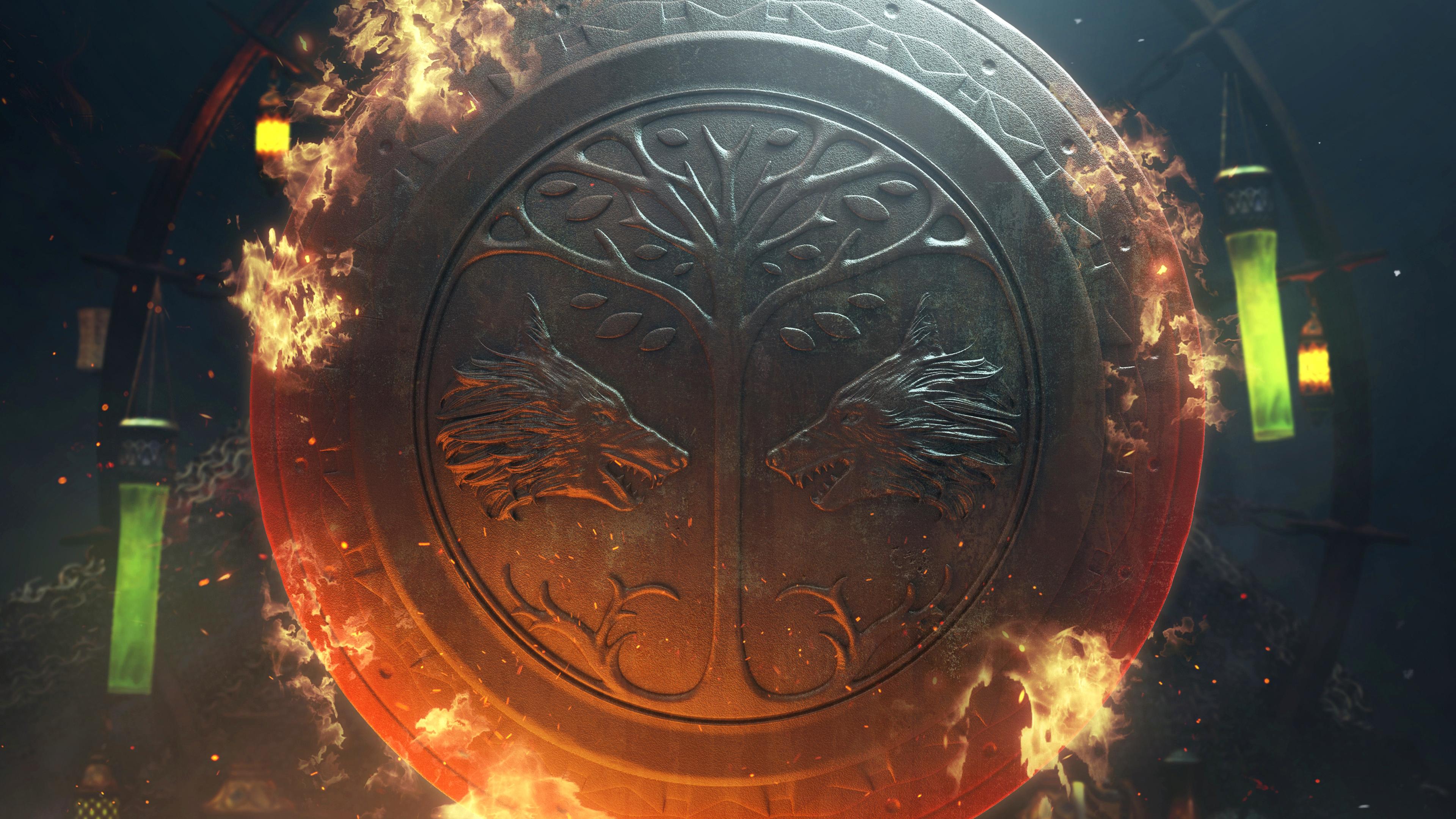 Destiny 2 Iron Banner logo seen in The Tower.