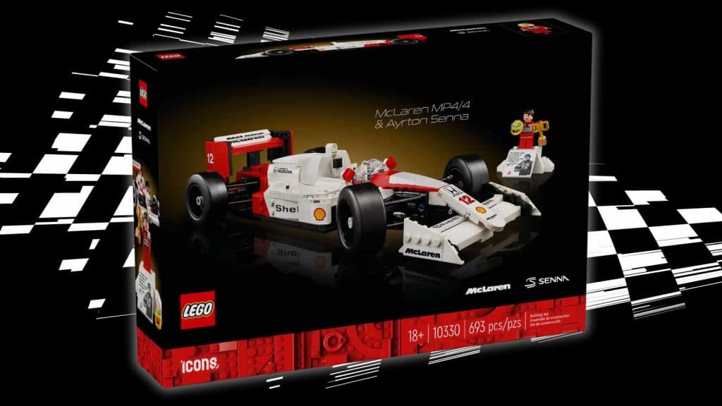 LEGO Icons 10330 McLaren F1 MP4/4 with Senna Minifigure Racing