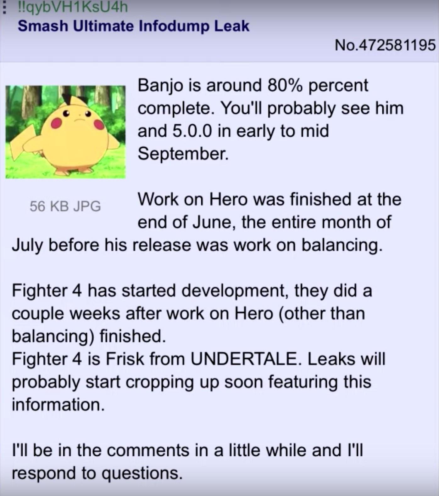 So! I just found a CLEAR reference to Undertale in Smash Ultimate - Super  Smash Bros. Ultimate Forum - Neoseeker Forums