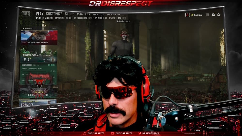 Twitch: Dr Disrespect