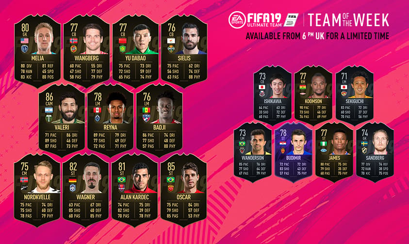 FIFA 19 TOTW 41 Players | FUT Team of the Week Cards - Dexerto