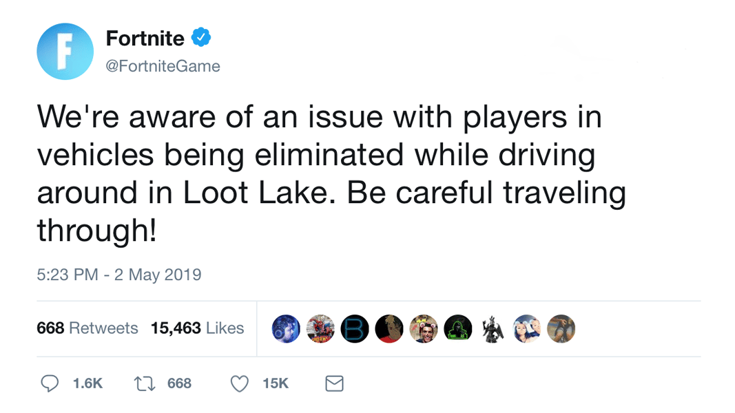 Twitter: Fortnite