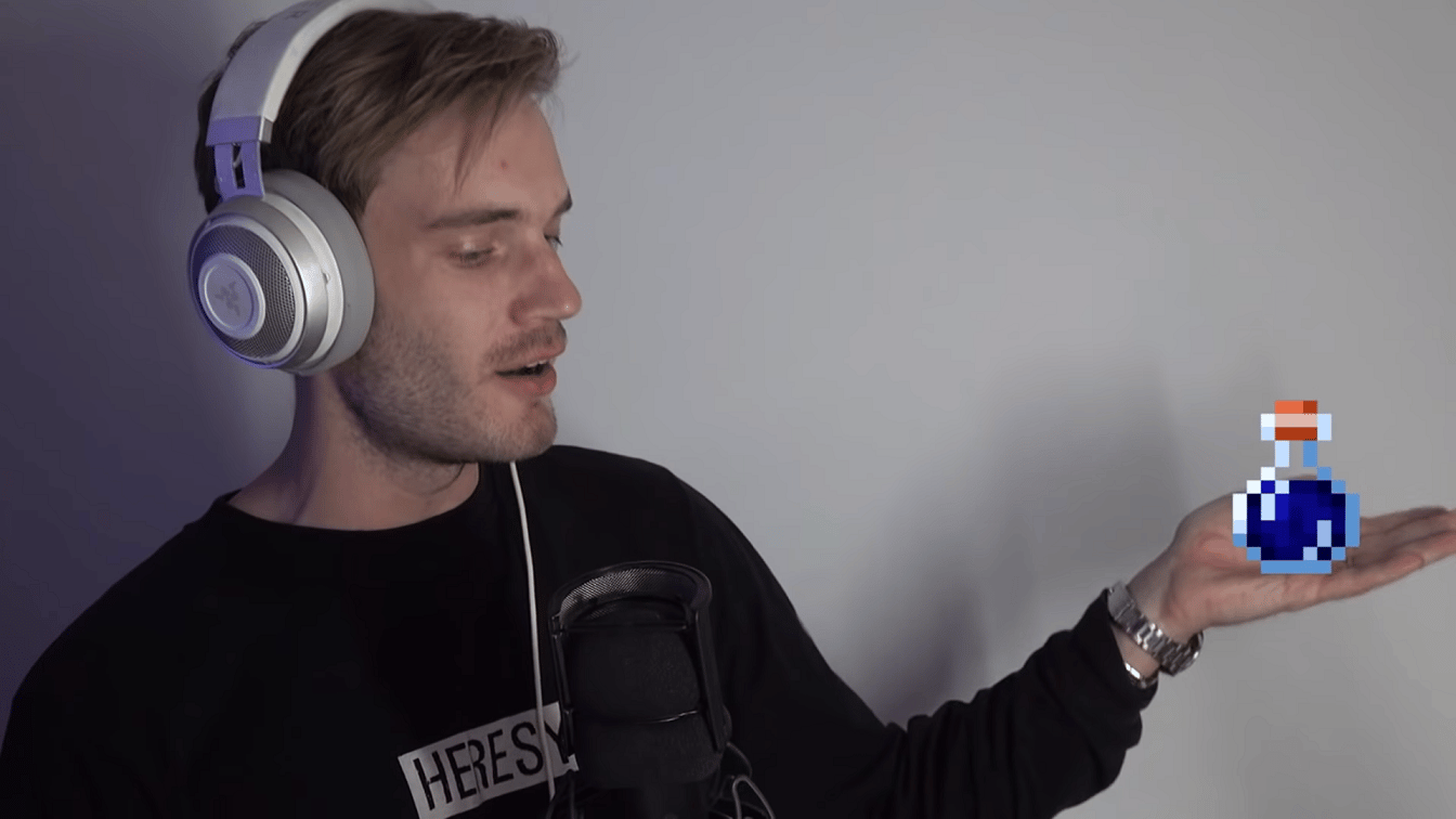 PewDiePie mocks Belle Delphine bathwater controversy with his own version -  Dexerto