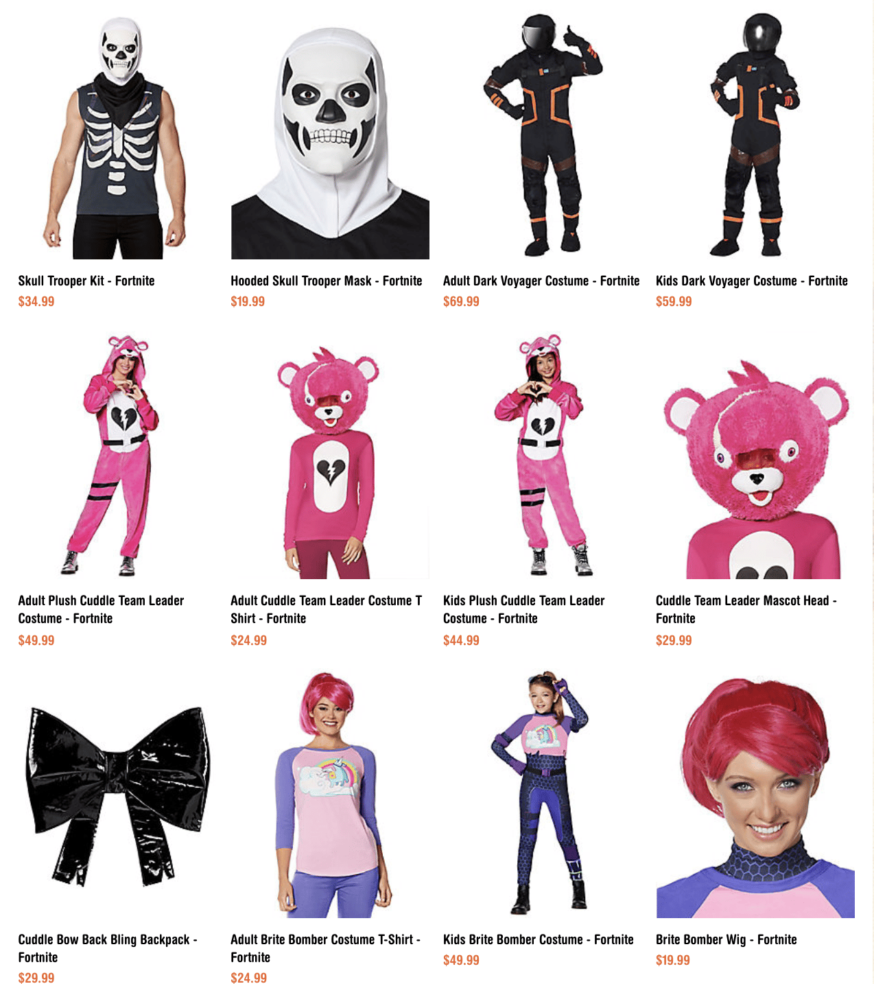 Official Fortnite-Themed Halloween Costumes Now Available at Select  Retailers - Dexerto