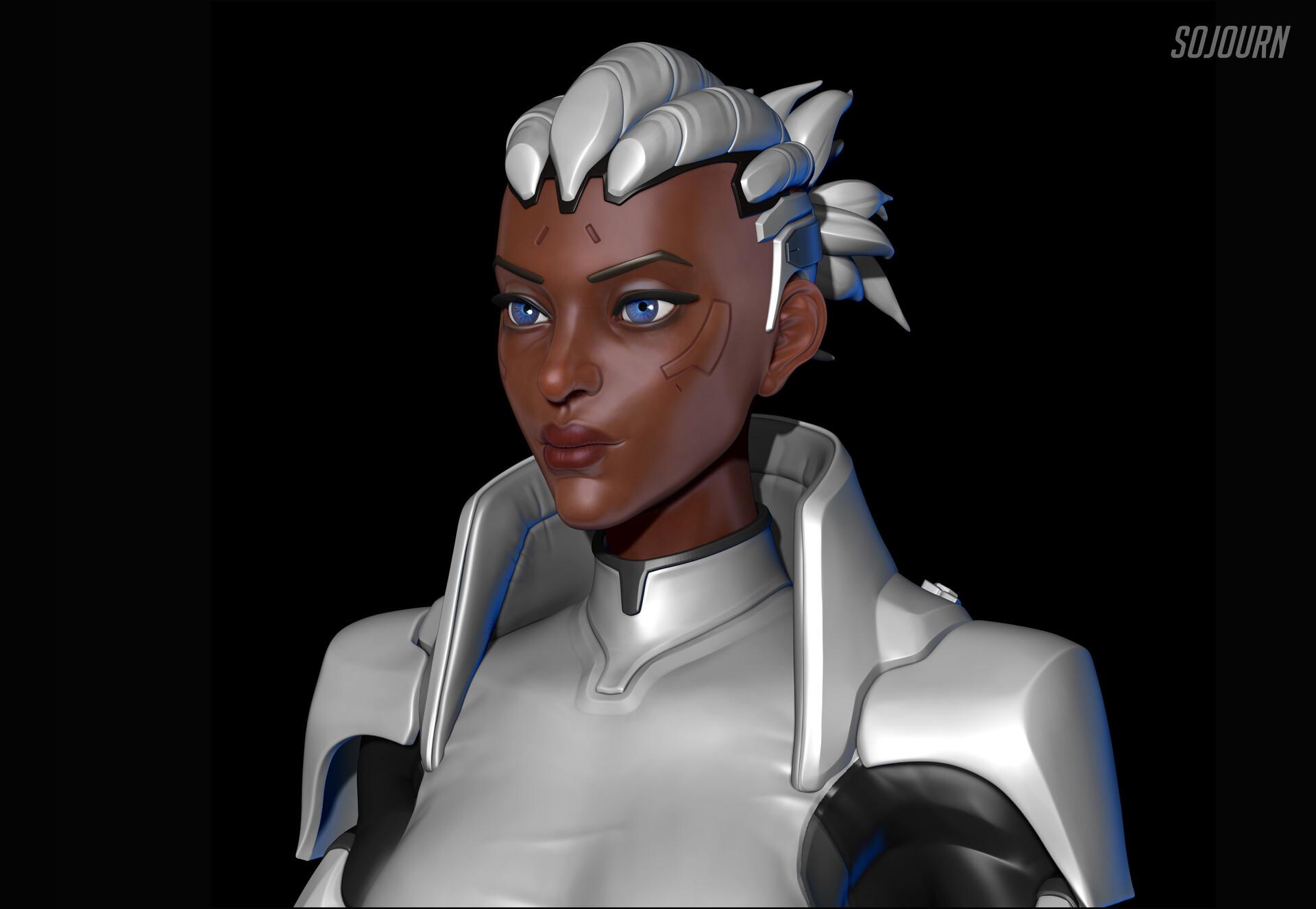 Overwatch Artist makes incredible 3D model of Sojourn - Dexerto